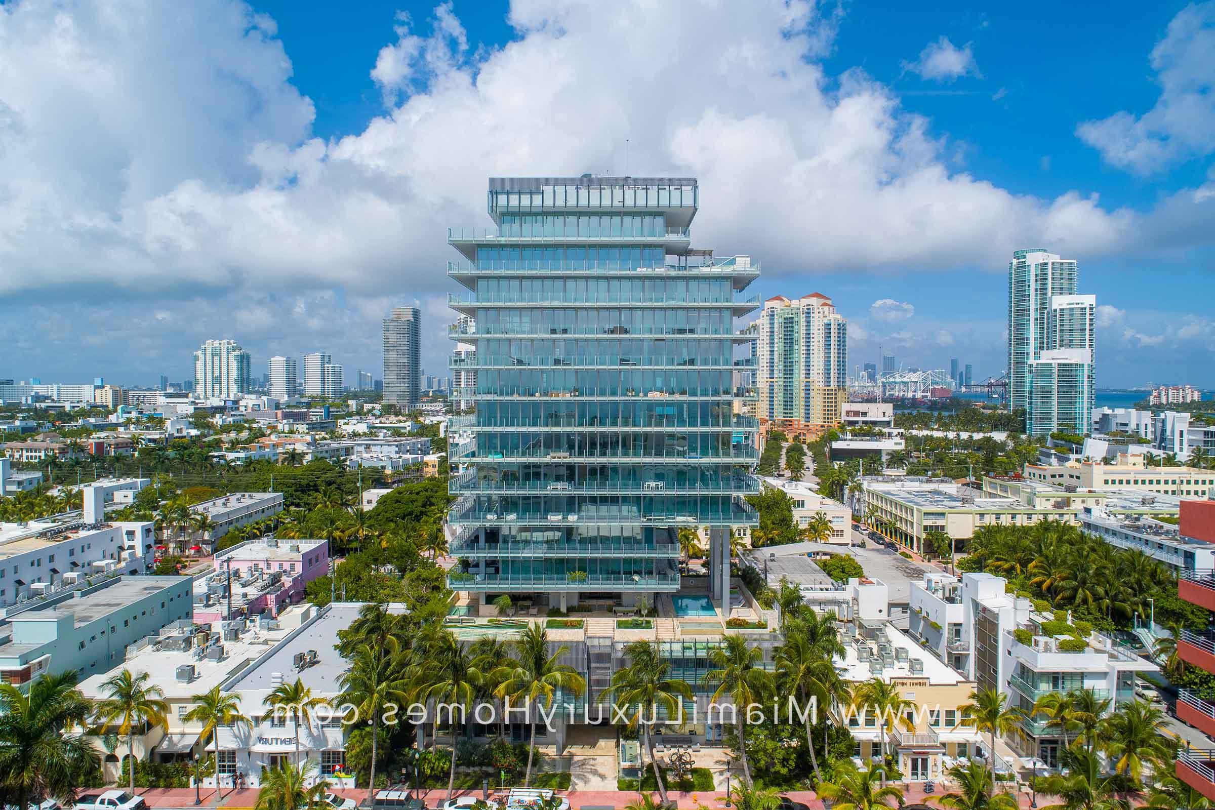Glass Miami Beach Condo Building