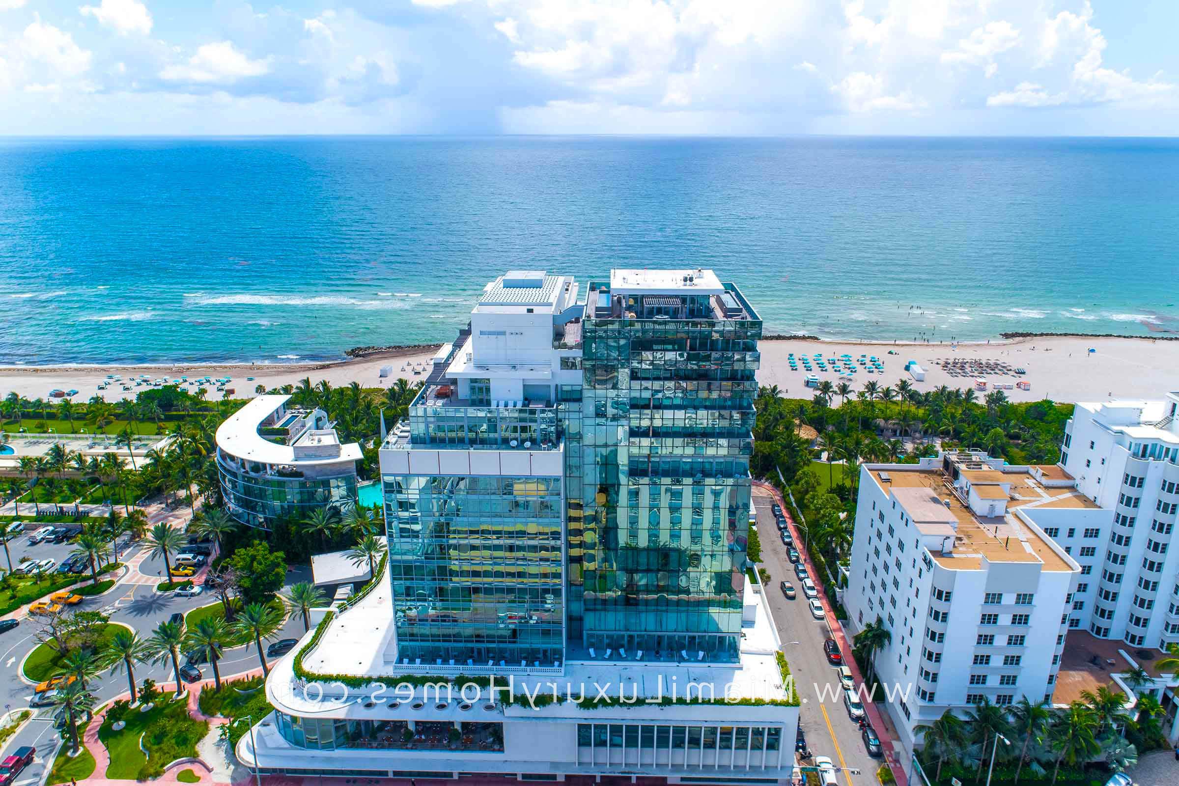 Aerial View of The Residences at the Miami Beach Edition